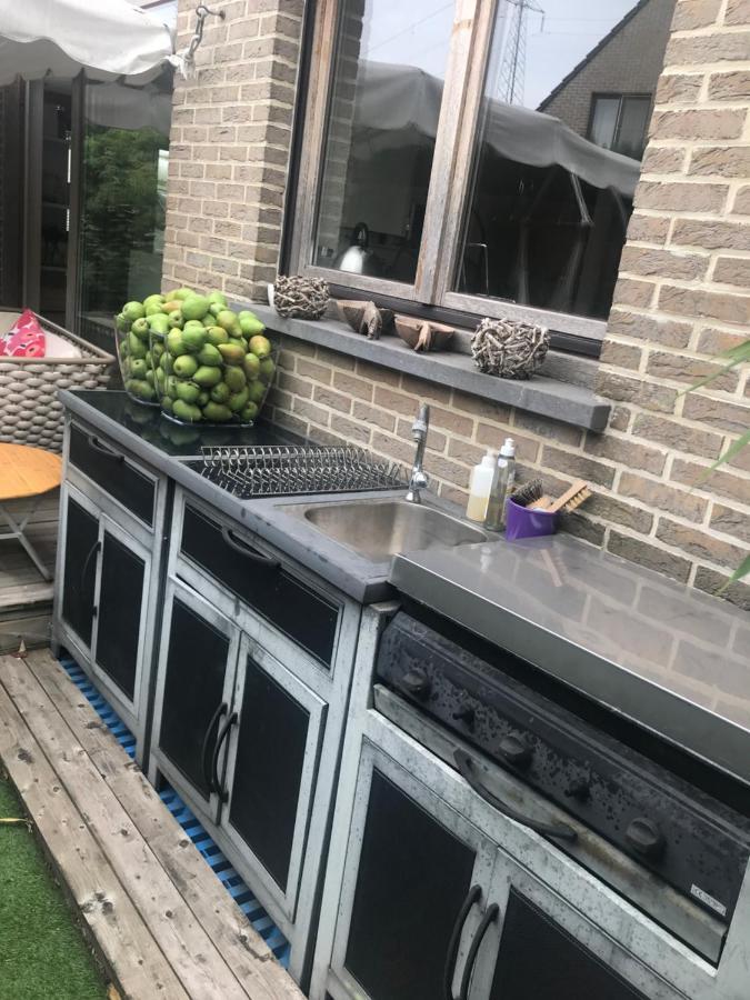 Gardencaravan Near Ghent In Green Area المظهر الخارجي الصورة