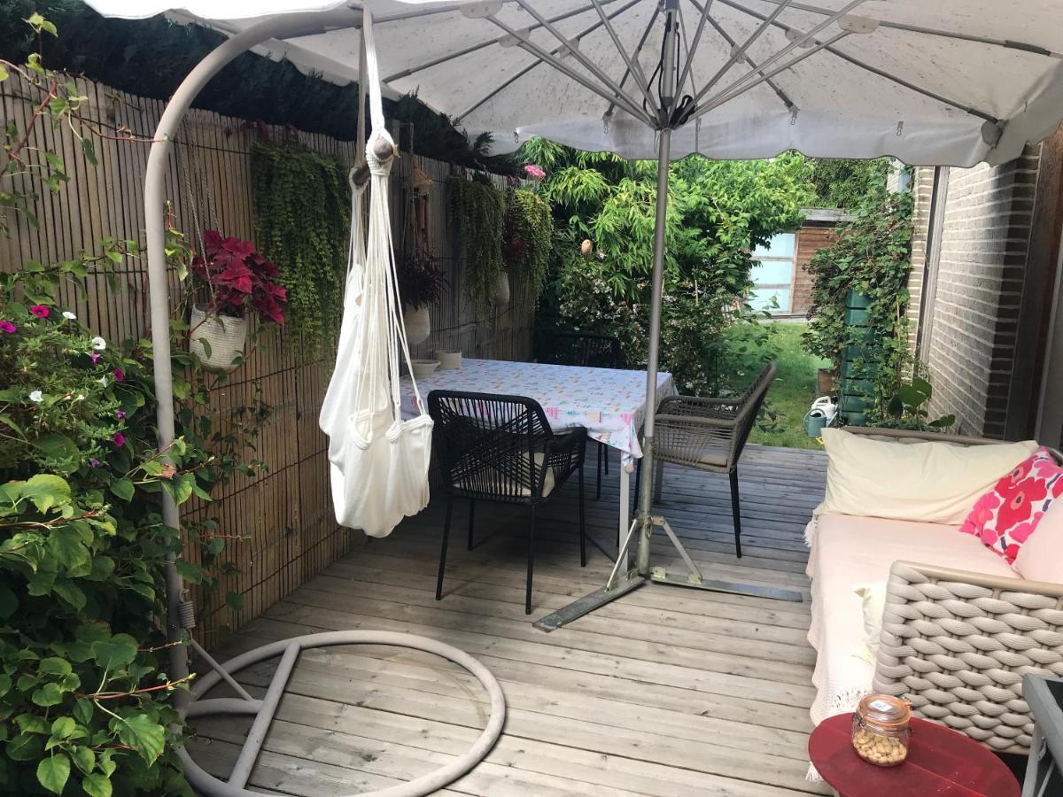 Gardencaravan Near Ghent In Green Area المظهر الخارجي الصورة